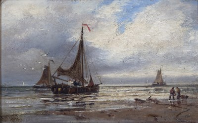 Lot 697 - Thomas Bush Hardy (1842-1897)/Coastal Scenes/a...