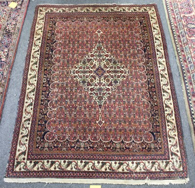 Lot 727 - A west Persian rug of Senneh design, the...