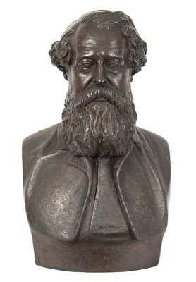 Lot 745 - Thomas Woolner RA PRB (British 1825-1892) a...