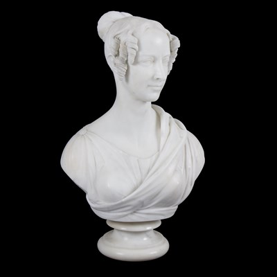Lot 754 - Edward Hodges Baily RA (1788-1867)/Marble bust...