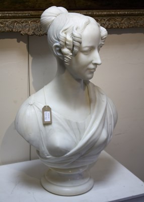 Lot 754 - Edward Hodges Baily RA (1788-1867)/Marble bust...