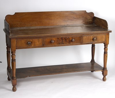 Lot 814 - A Victorian mahogany washstand, the...