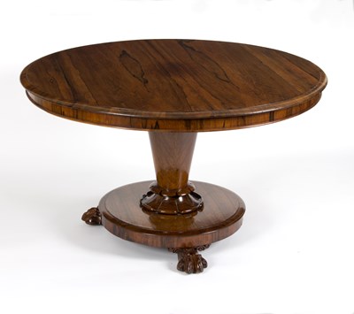 Lot 949 - An early Victorian rosewood breakfast table on...