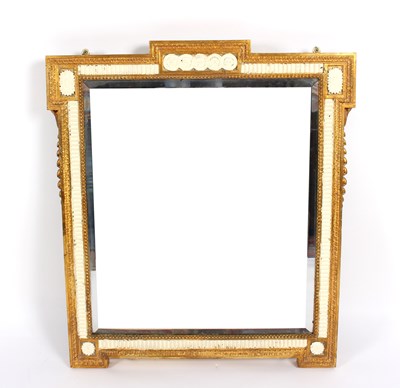 Lot 968 - A Kentian style wall mirror, the frame with...