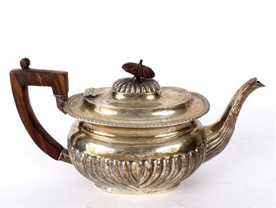 Lot 64 - A bachelor's silver teapot, WA, Chester 1901,...