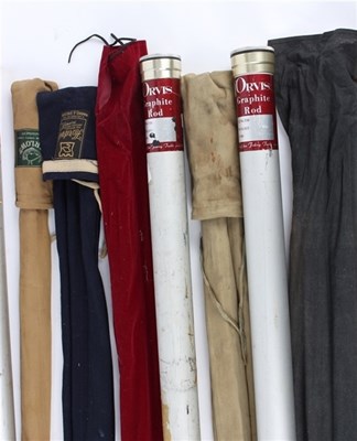 Lot 319 - Sundry fishing kit, rods, spinning reels,...