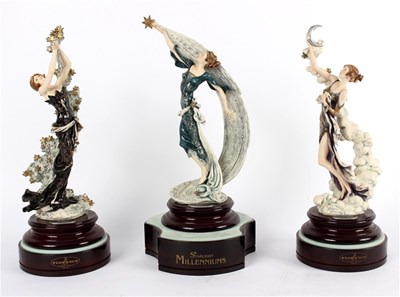 Lot 321 - Three Starlight limited edition resin figures...