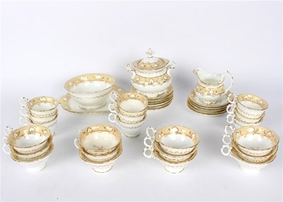 Lot 409 - A 19th Century Staffordshire part tea and...