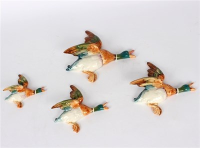 Lot 410 - Four Beswick wall ducks