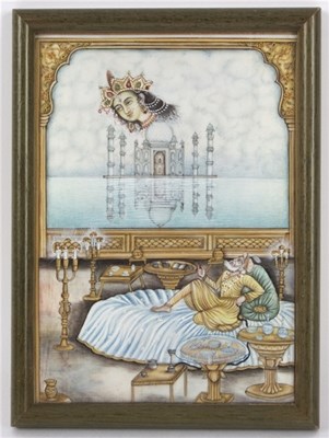 Lot 453 - 19th Century Indian School/Shah Jahan in an...