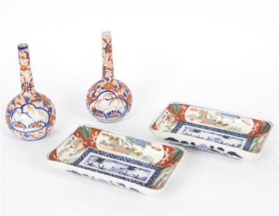Lot 454 - A pair of Japanese Kutani water sprinklers, 16....