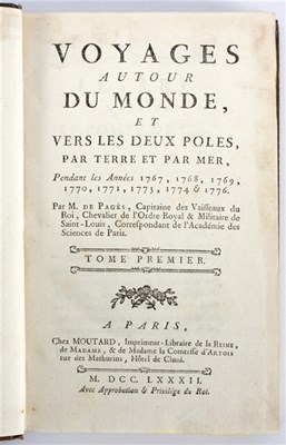 Lot 580 - Pages, Pierre Marie Francois, Vicomte de....