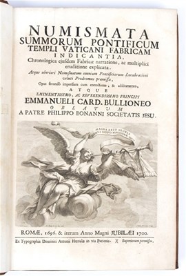 Lot 585 - Bonanni, Filippo. Numismata...Templi Vaticani,...