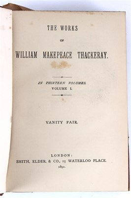 Lot 633 - Thackeray, William Makepeace. Works of, 13...