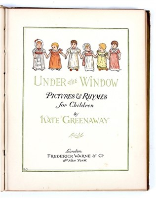 Lot 642 - Greenaway, K. Under the Window, Frederick...