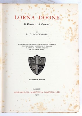 Lot 643 - Blackmore, Richard Doddridge. Lorna Doone,...
