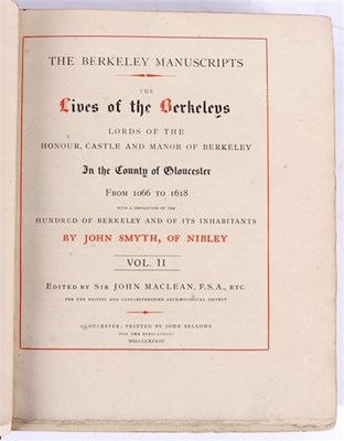 Lot 674 - Smyth, John of Nibley: The Berkeley...