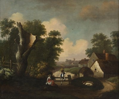 Lot 720 - Late 18th Century English School/Pastoral...