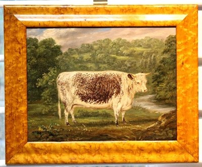 Lot 731 - E G W 1845/Bull in a Landscape/oil on panel,...