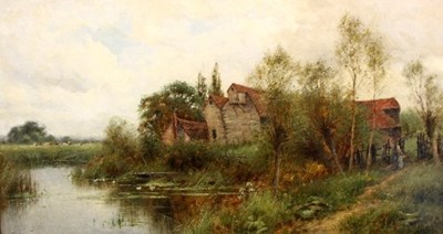 Lot 745 - Henry John Kinnaird (1861-1929)/Old Mill on...