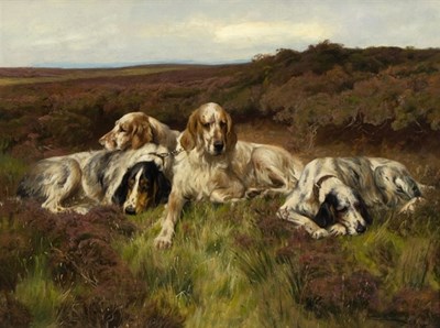 Lot 747 - Arthur Wardle (British 1860-1949)/Waiting for...