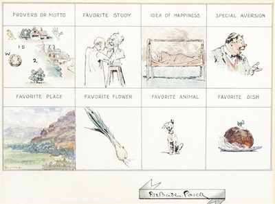 Lot 779 - Robert Baden Powell (1857-1951)/Sketches...