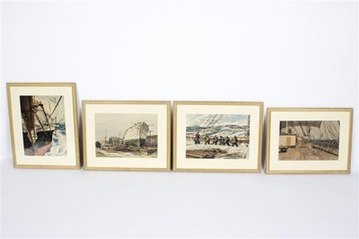Lot 780 - Claude Muncaster (British 1903-1974)/Ships/set...
