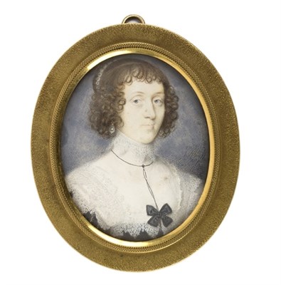 Lot 790 - John Hoskins/Portrait Miniature of a...