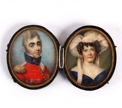 Lot 800 - English School circa 1820/Portrait Miniature...