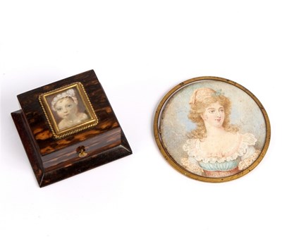 Lot 803 - Late 18th Century School/Portrait of a...
