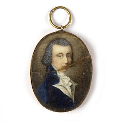 Lot 805 - 18th Century English School/Portrait Miniature...