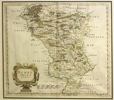 Lot 811 - After Robert Morden/Darbyshire/coloured...