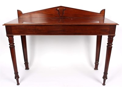 Lot 908 - A 19th Century mahogany serving table with...