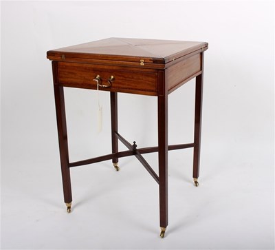 Lot 970 - An Edwardian mahogany and satinwood...