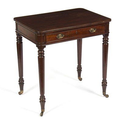 Lot 980 - A 19th Century mahogany writing table of...
