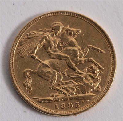 Lot 54 - A Victorian gold sovereign, 1895