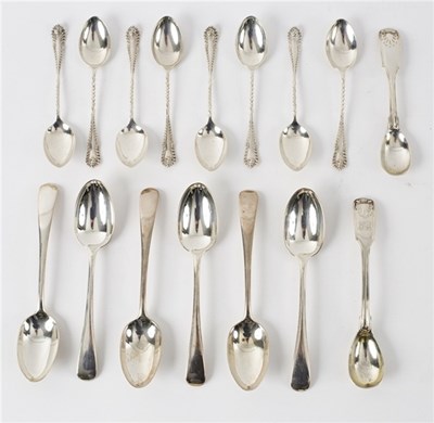 Lot 87 - Eight silver coffee spoons, JC Ltd, Birmingham...