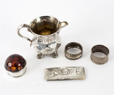 Lot 103 - A Victorian silver Christening mug, JE London...