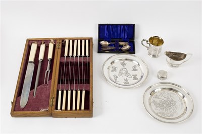 Lot 122 - Two limited edition silver plates, R& D,...