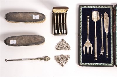 Lot 123 - A set of four sterling silver bridge pencils,...