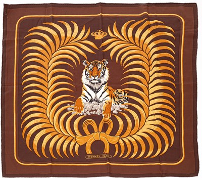 Lot 236 - A Hermès silk scarf