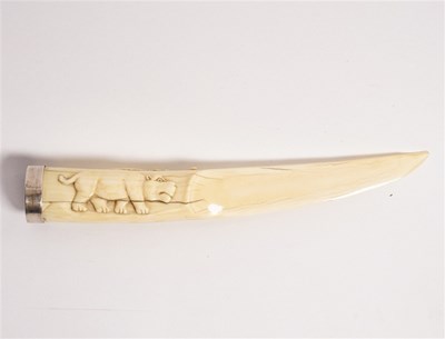 Lot 146 - An early 20th Century ivory letter opener...