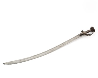 Lot 157 - An 18th Century Indian tulwar, of typical form,...
