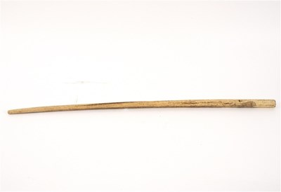 Lot 201 - An early Georgian whalebone walking stick of...