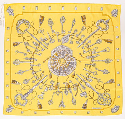 Lot 239 - A Hermès silk scarf