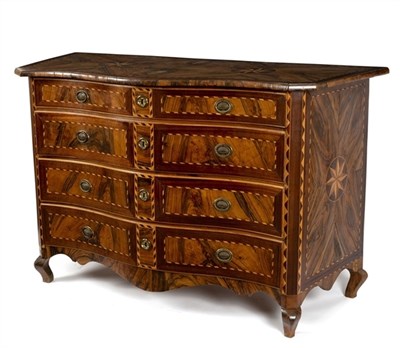 Lot 466 - An early 18th Century Maltese olive wood and...