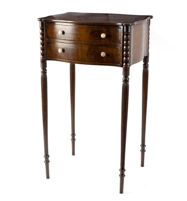 Lot 469 - A Regency side table of serpentine outline,...