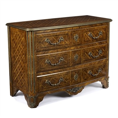 Lot 494 - An Italian kingwood commode with ormolu mounts...