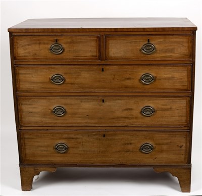 Lot 565 - A 19th Century mahogany and satinwood...