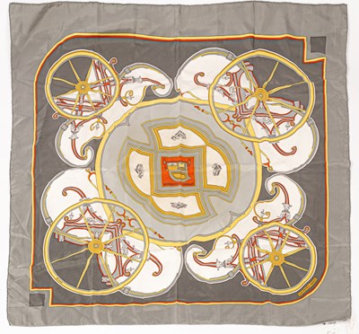 Lot 240 - A Hermès silk scarf